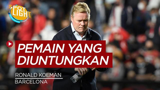 Berita video spotlight kali ini membahas tentang empat pemain Barcelona yang mendapat keuntungan dari kepergian Ronald Koeman.