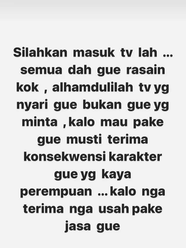 Unggahan Ivan Gunawan. (Foto: Dok. Instagram @ivan_gunawan)