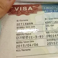 Ilustrasi Visa Korea Selatan. (Sumber Foto: tikakeren.wordpress.com)