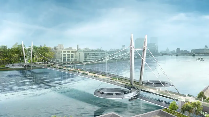 Desain 'Aneh' Untuk Jembatan Baru di London