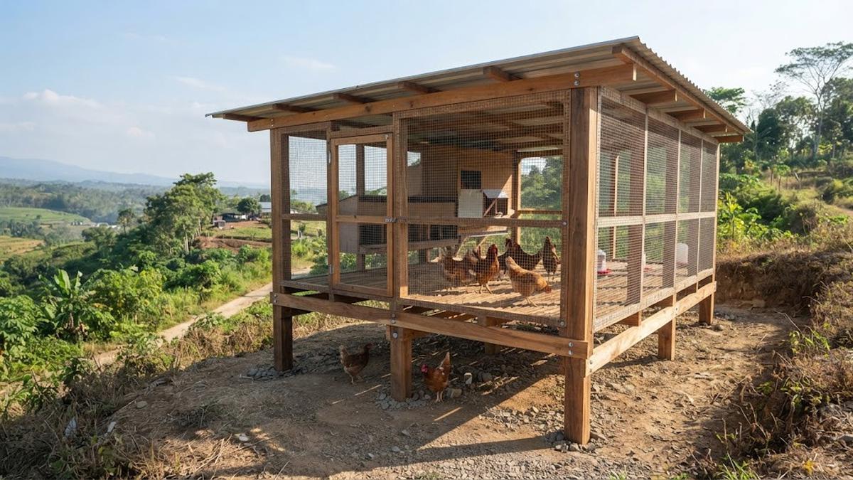 7 Cara Membuat Kandang Ayam dengan Sirkulasi Udara yang Baik agar Tidak Pengap dan Bau