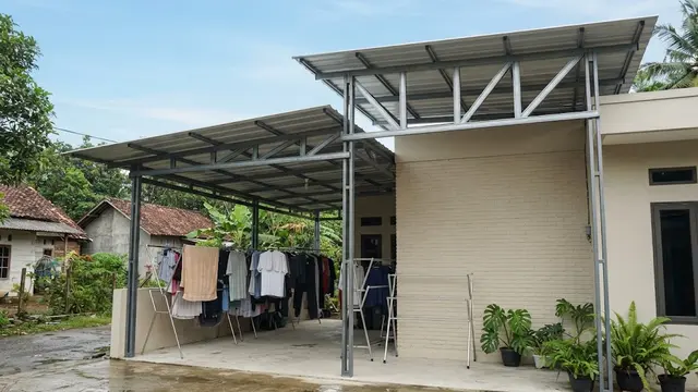 Model Atap Jemuran dari Baja Ringan yang Cocok untuk Rumah Sederhana