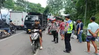 Tabrakan Beruntun di Tengah Padatnya Lalu Lintas Libur Isra Mikraj dan Imlek di Garut