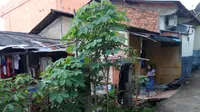 Rumah Bapak Penjual Ginjal di Palembang. (Liputan6.com/Nefri Inge).