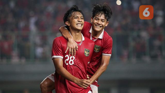 Foto: Parade Gol dan Selebrasi Rabbani Tasnim Saat Cetak Hattrick untuk Timnas Indonesia U-19 di Ajang Piala AFF U-19 2022