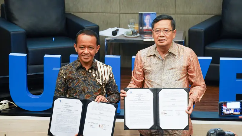 Penandatanganan MOU dalam acara Research and Innovation Expo 2023