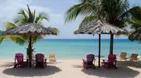 Suasana suatu pantai di kawasan Lautan Karibia. (Sumber Pixabay)
