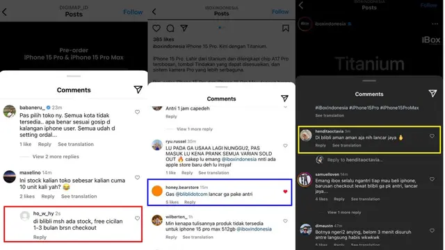 Jangan Lupa Pilih Pengambilan di Midnight Launch Jakarta atau Surabaya Saat Pre-Order iPhone 15 Incaran di Blibli