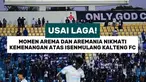 Usai pertandingan, pemain Arema FC bersama Aremania menikmati momen kemenangan atas Isenmulang Kalteng FC. Selebrasi bersama suporter pun menjadi penutup manis setelah Singo Edan meraih hasil positif.