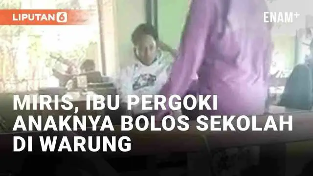 Momen seorang pelajar bolos sekolah viral dan mengiris hati warganet. Pelajar tersebut dipergoki ibunya sendiri saat tiduran di warung makan. Rasa kecewa sang ibu tak terbendung hingga memarahi anaknya.