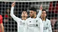 Gelandang Liverpool, Philippe Coutinho, memilih untuk memberikan penampilan terbaik untuk klubnya ketimbang membahas masa depannya di Anfield. (AFP/Glyn Kirk)