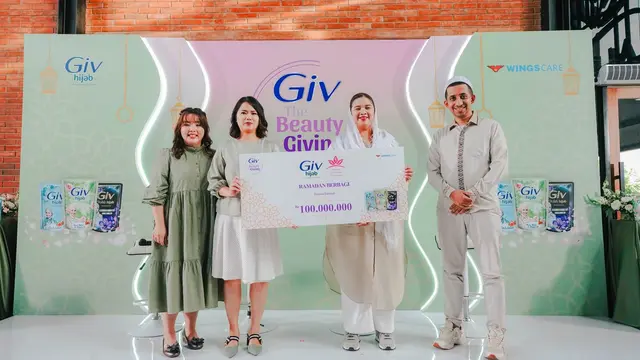 Memaknai The Beauty of GIVing 'Ramadan Berbagi', GIV Hijab Hadirkan Kegiatan Seru dan Insiratif
