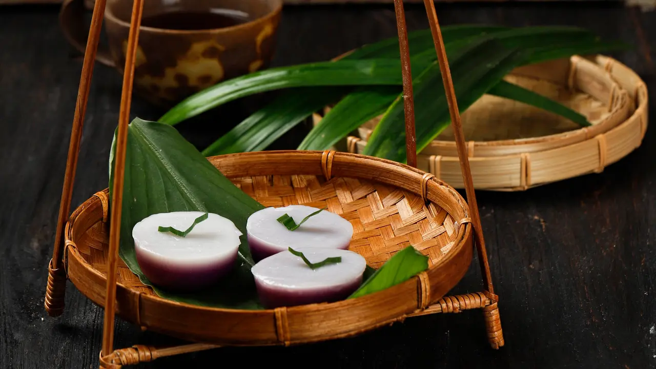 resep kue talam ubi ungu
