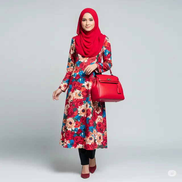 8 Gamis Midi Dress Motif Terbaru 2025: Pilihan Stylish untuk Muslimah Modern