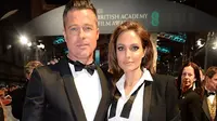 Hadiri BAFTA, Angelina Jolie-Brad Pitt Tampil Kompak