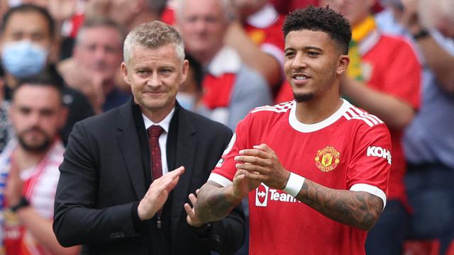 Foto: Penampilan Perdana Jadon Sancho Bersama Manchester United di Liga Inggris