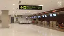 Kondisi ruang check in di Bandara Internasional Yogyakarta, Kulon Progo, DI Yogyakarta, Selasa (23/4).Progres pembangunan Bandara Internasional Yogyakarta hampir 100 persen, sementara progres pembangunan keseluruhannya termasuk domestik mencapai 47 persen. (Liputan6.com/Helmi Fithriansyah)