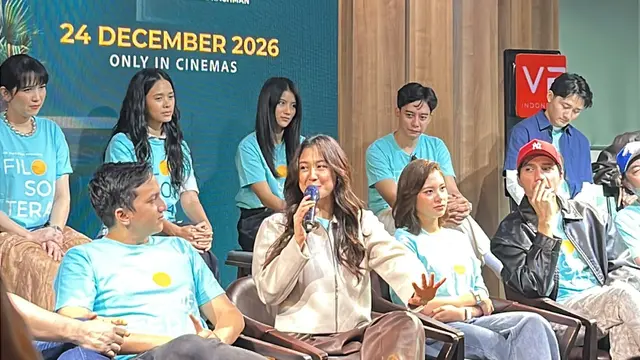 Sherina Munaf di preskon film FILOSOFI TERAS