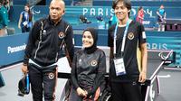 Atlet Para Tenis Meja Indonesia, Leli Marlina, saat melakukan latihan persiapan menjelang bertanding di ajang Paralimpiade 2024. Ia akan mengikuti nomor tunggal putri TT5. (DOK NPC Indonesia)