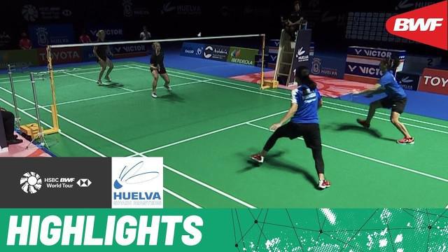 Berita video highlights final ganda putri Spain Masters 2021, di mana wakil dari Indonesia, Yulfira Barkah / Febby Valencia, menundukkan ganda putri Denmark, Amalie Magelund / Freja Ravn, Minggu (23/5/2021).