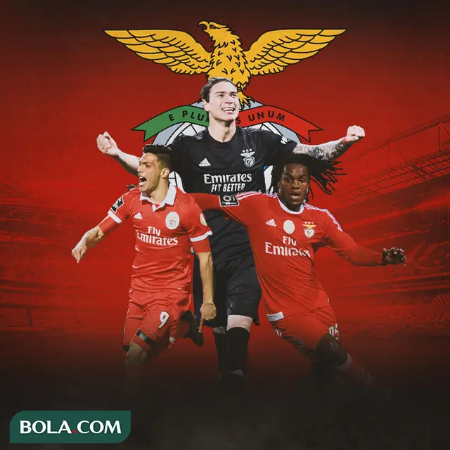 Benfica - Raul Jimenez, Darwin Nunez, Renato Sanches