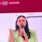 Maudy Ayunda saat menjadi pembicara di Jakarta X Beauty Female Daily 2023 pada Jumat, 4 Agustus 2023. (dok. Liputan6.com/Farel Gerald)