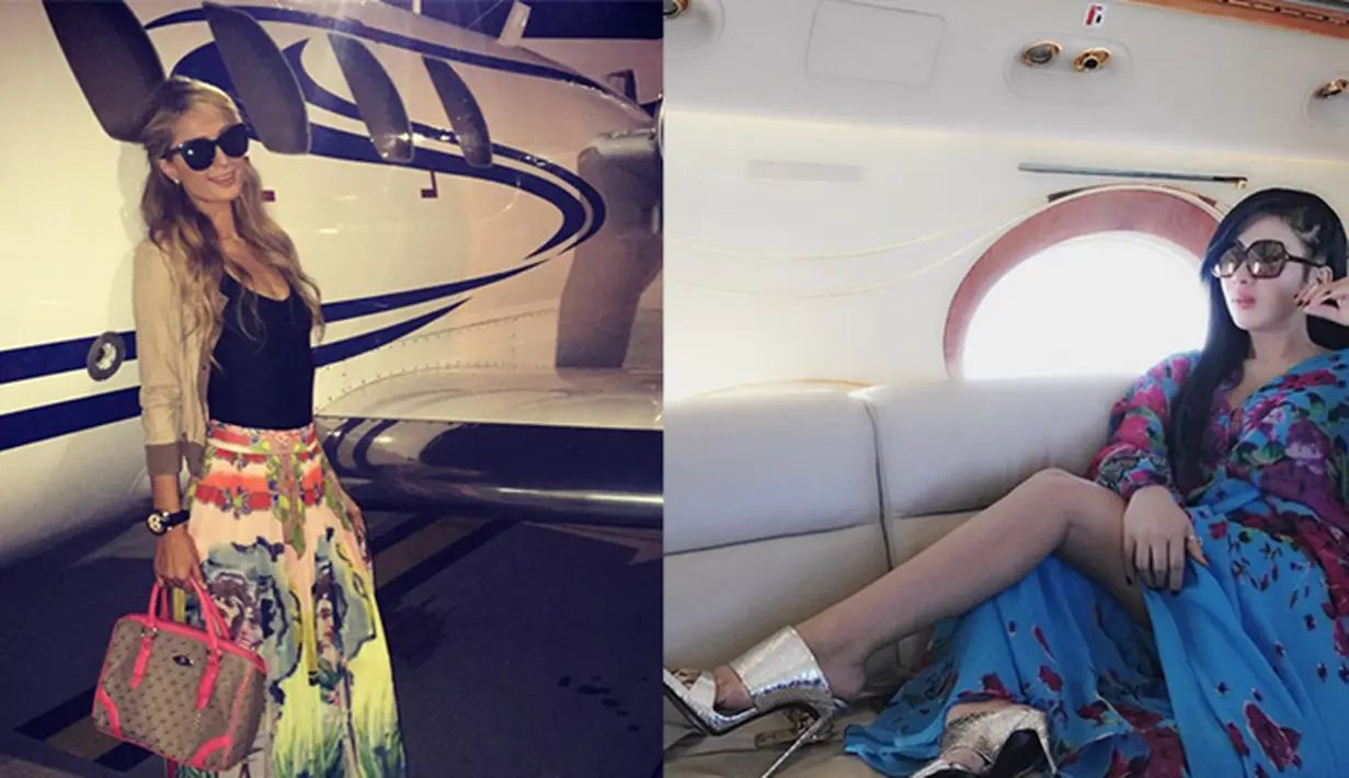 (via instagram/@parishilton - @princessyahrini)