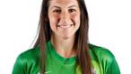 Michelle Betos kiper Portland Thorns sukses mencetak gol dengan sundulan kepala di injury time saat timnya melawan Kansas City.