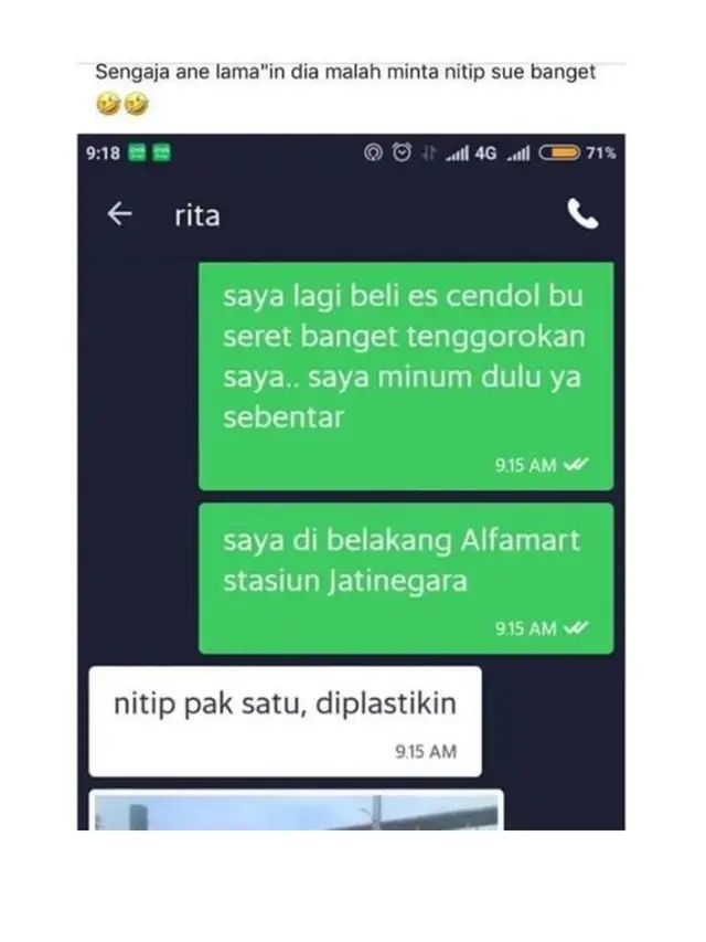 Kocak, 6 Chat Alasan Ojek Online Lama Antar Makanan Ini Bikin Senyum Sendiri