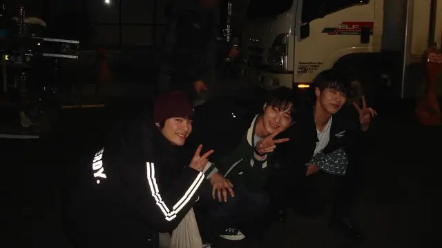 Song Geon Hee, Byeon Woo Seok, dan Lee Seung Hyub dari drakor Lovely Runner. (Instagram/ songgeonhee)
