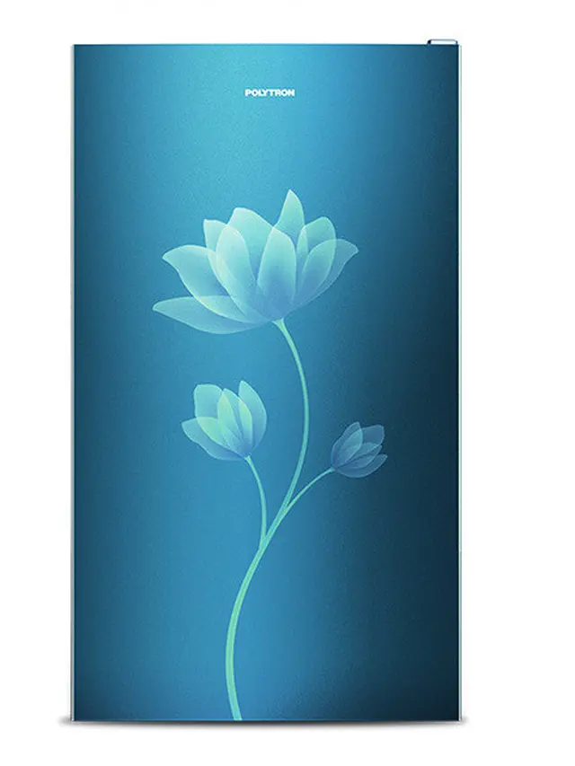 POLYTRON Kulkas 1 Pintu Metallic 150 Liter - PRB 159B