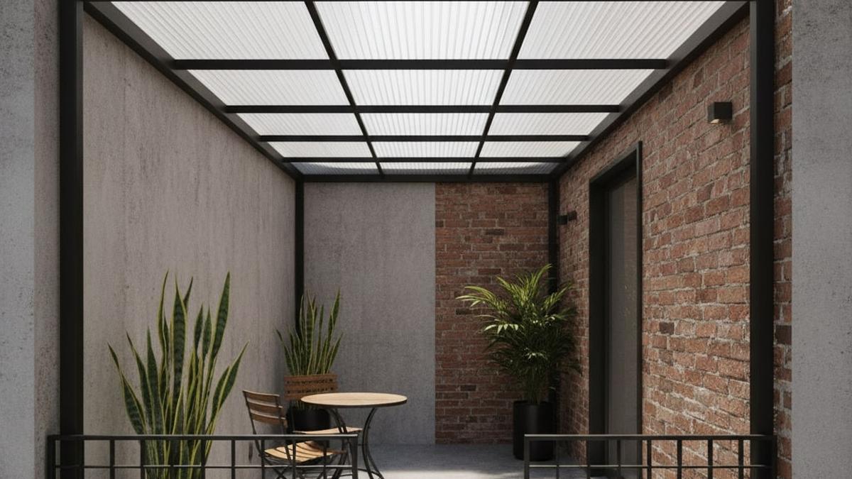 7 Inspirasi Teras Rumah Industrial di Lahan Sempit Tanpa Tiang Tren 2025