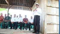Menteri Pertanian, Andi Amran Sulaiman saat meninjau area pompanisasi di Desa Bringin, Kecamatan Godong, Kabupaten Grobogan, pada Kamis, (21/3/2024).