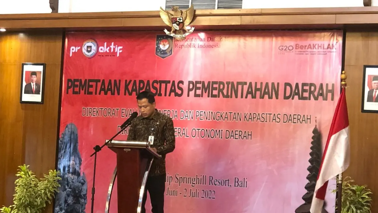 Kepala Subdit Peningkatan Kapasitas Daerah, Dit. EKPKD Ditjen Otda, Leli Salman Al Farisi
