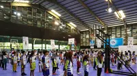 Para peserta Jr NBA Indonesia 2018 (Liputan6.com/Thomas)