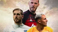 Ilustrasi - Jan Oblak, David De Gea, Keylor Navas (Bola.com/Adreanus Titus)