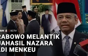 Suahasil Nazara Dilantik Jadi Menkeu, Prabowo Minta Jaga Keuangan Negara