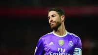 Kapten Real Madrid asal Spanyol, Sergio Ramos. (AFP/Cristina Quicler)