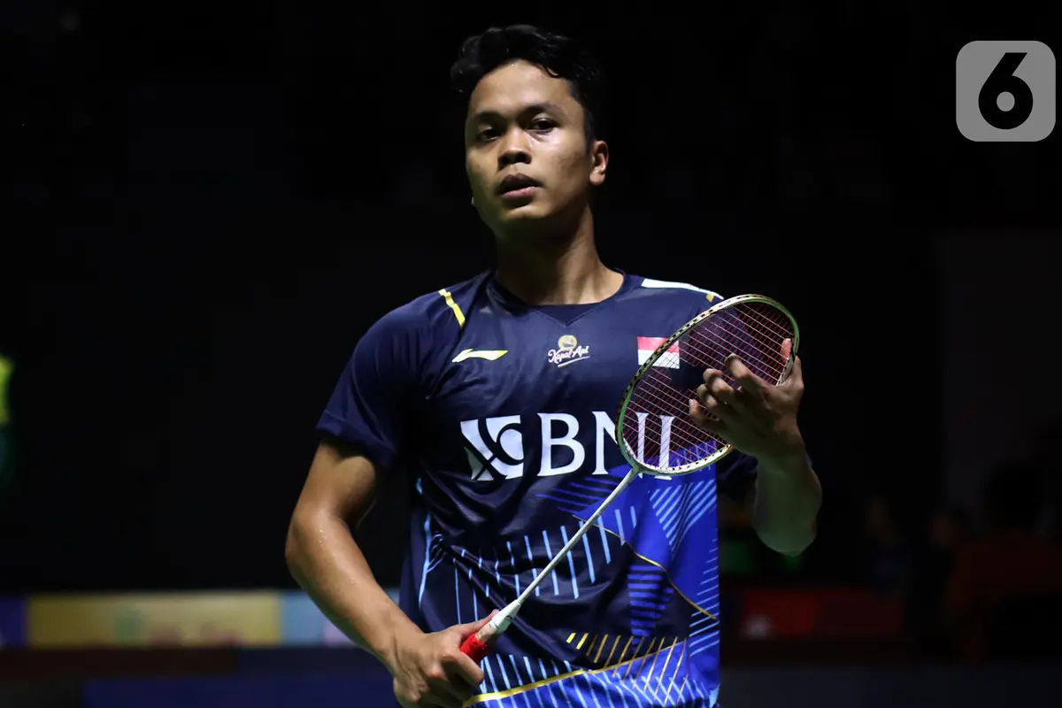 Anthony Sinisuka Ginting di Indonesia Open 2023