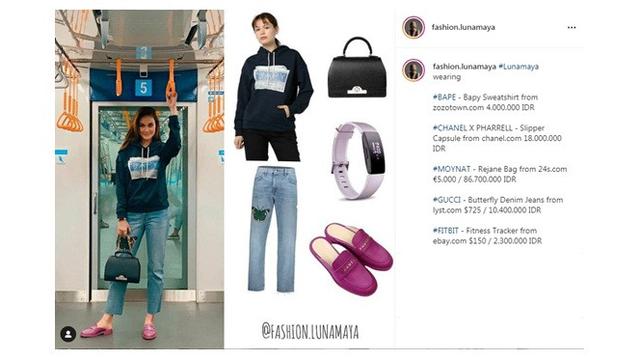 6 Outfit Luna Maya Ini Ditaksir Capai Miliaran Rupiah, Stylish Banget