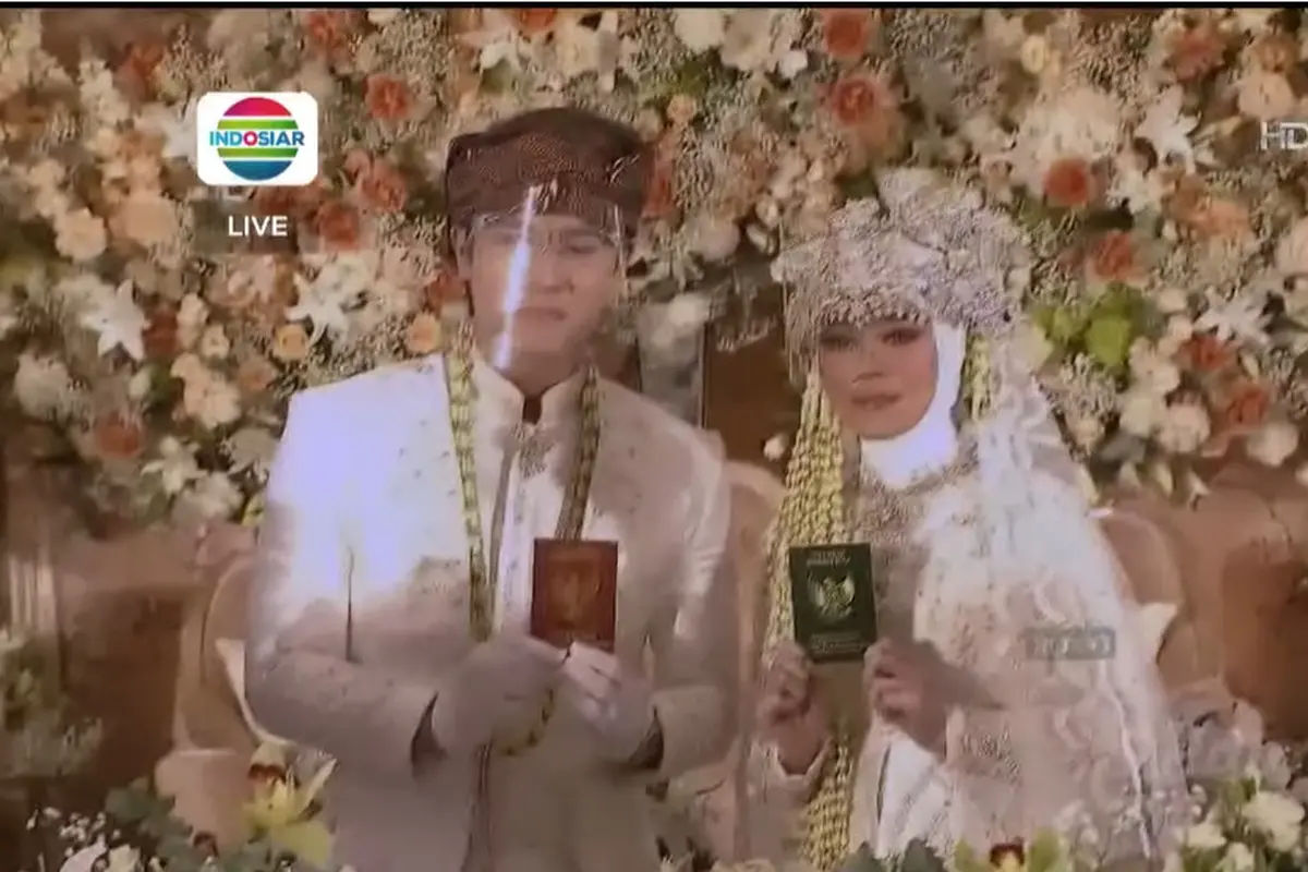 6 Momen Akad Nikah Rizky Billar dan Lesty Kejora, Mahar Rp 1 Miliar Jadi Perhatian