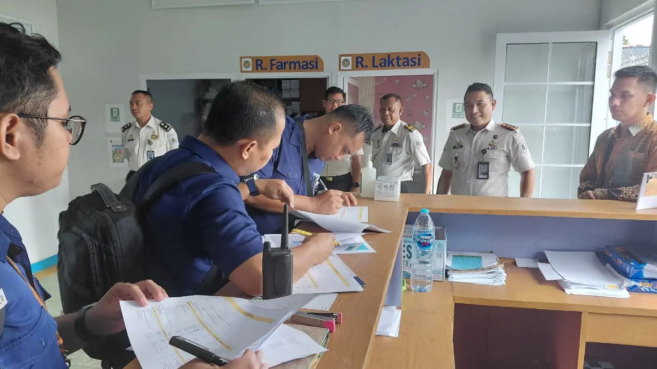 Klinik Pratama Rutan Kelas IIB Muntok ikut Uji Standar Kelayakan Medis atau Kredensial oleh BPJS Kesehatan.