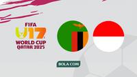 Piala Dunia U-17 2025 Indonesia Vs Zambia. (Bola.com/Wiwig Prayugi)
