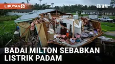 AKIBAT BADAI MILTON DI FLORIDA, JUTAAN RUMAH GELAP GULITA