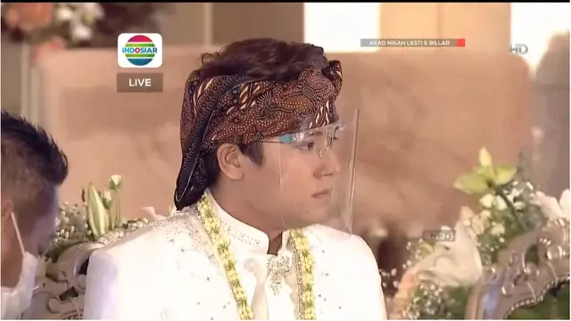 6 Momen Akad Nikah Rizky Billar dan Lesty Kejora, Mahar Rp 1 Miliar Bikin Takjub