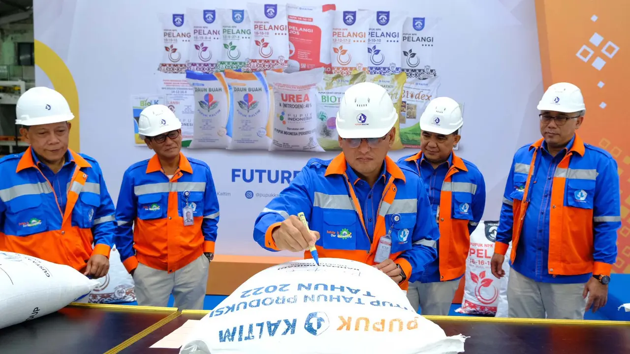 Pupuk Kaltim Gelar Pengantongan Terakhir di Penghujung Tahun 2022