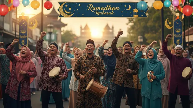 15 Yel Yel Ramadhan Penuh Semangat, Bikin Puasa Makin Ceria