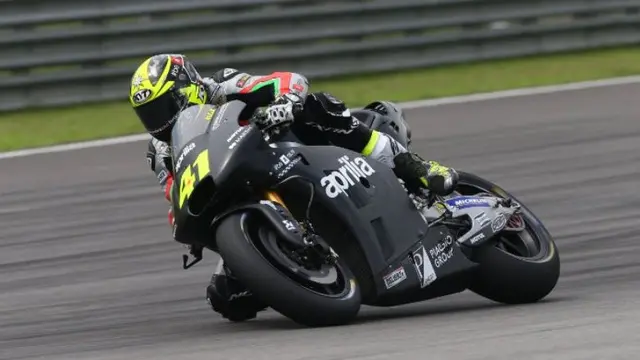 Pebalap MotoGP dari tim Aprilia, Aleix Espargaro.