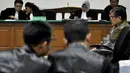 Mantan Kepala Bapeppti Syahrul Raja Sampurna Jaya saat mendengarkan tuntuna JPU di Pengadilan Tipikor, Jakarta, (22/10/14). (Liputan6.com/Miftahul Hayat)