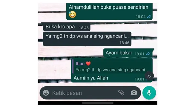 6 Jawaban Anak Rantau saat Ditanya Menu Buka Puasa Oleh Ibunda Ini Bikin Senyum